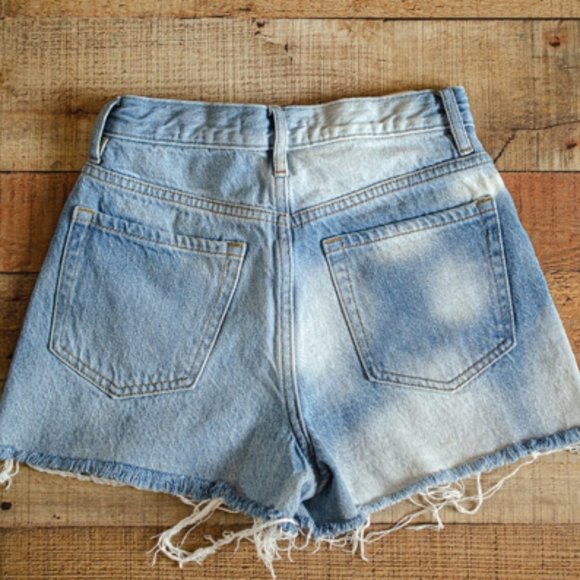 PacSun denim Plaid Ultra high-rise Vintage short bundle - Picture 5 of 11